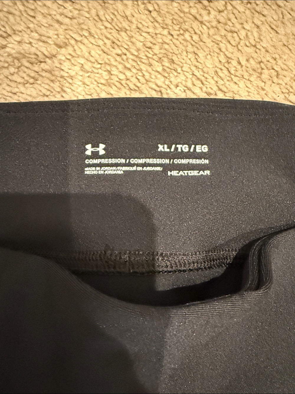 Under Armour womens Heatgear Armour Inset Ankle Crop Print Capri - Picture 6 of 6